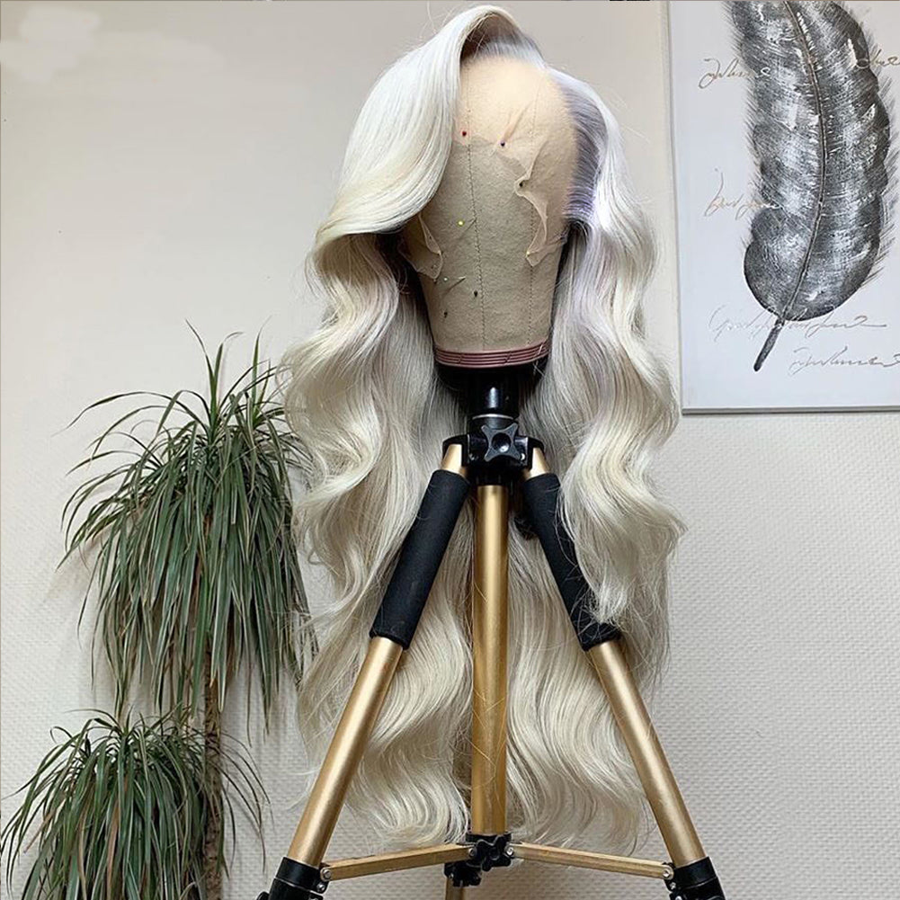 Lace Front Wig Long Wavy Cosplay Wigs Heat Resistant Fiber Glueless Daily Wigs For Women