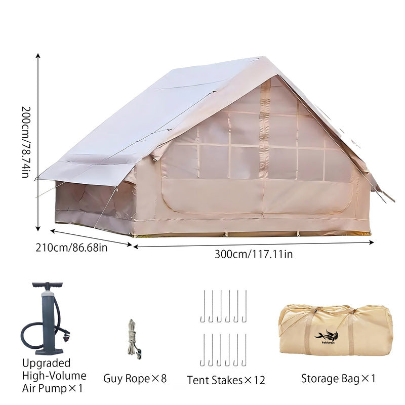 Large Inflatable Glamping Tent with Skylight, Breathable Mesh Air Tent for Summer Camping & Backpacking by eprolo