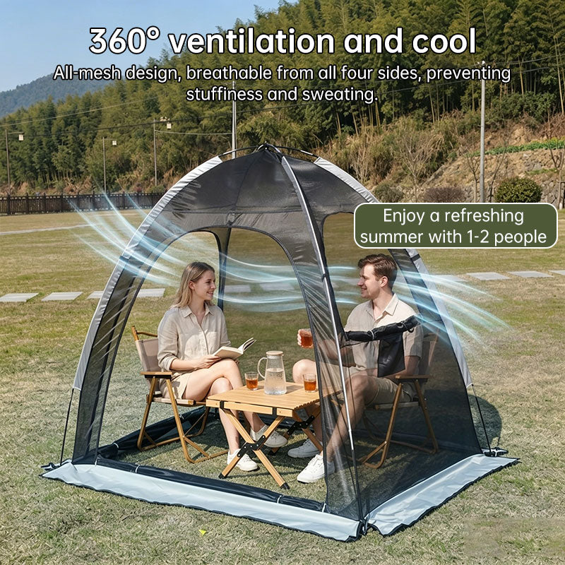 Cool Mesh Tent with Mosquito-Proof Design — Double-Sized Anti-Insect Screen Canopy for Weekend Outdoor Relaxation by eprolo