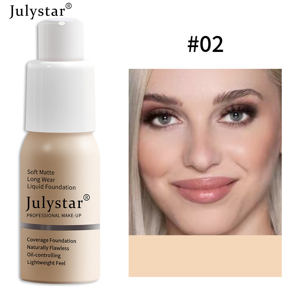 Liquid Foundation Concealer Long-Lasting Moisturizing Oil Control BB Cream Foundation Makeup
