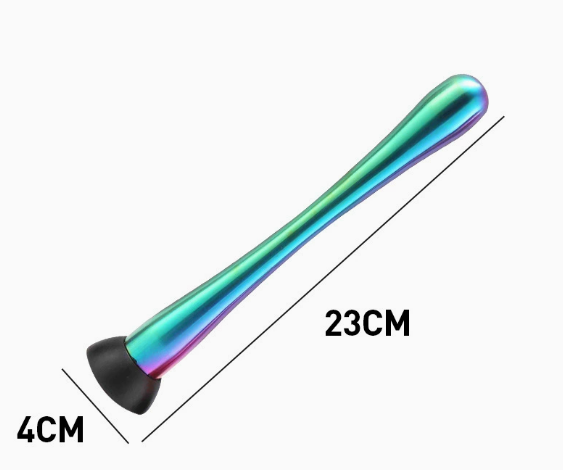 Stainless Steel Ice Crusher Muddler Bar Tool for Lemon Tea, Cocktail Mixing,