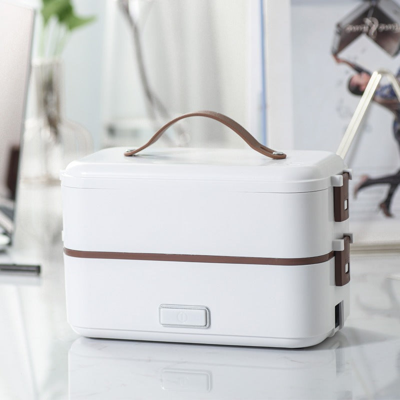 Electric Heated Lunch Box | Portable Stainless Steel Food Warmer eprolo