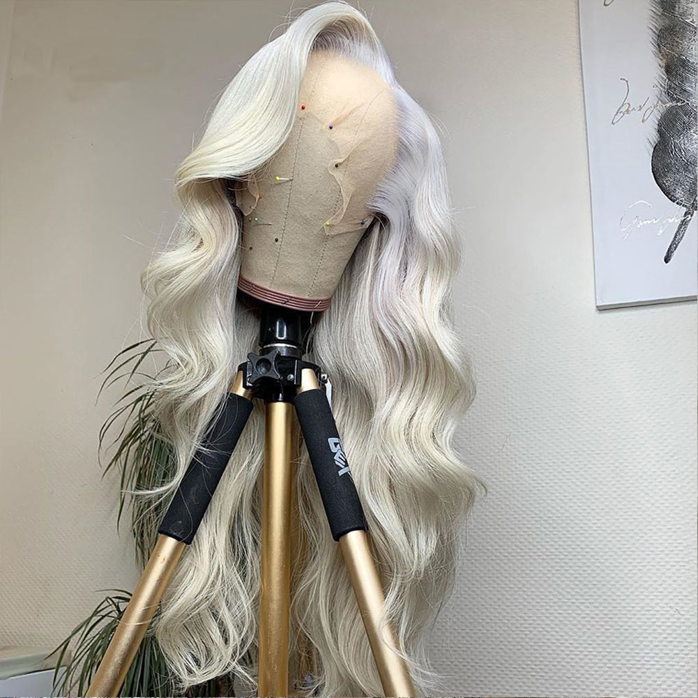 Lace Front Wig Long Wavy Cosplay Wigs Heat Resistant Fiber Glueless Daily Wigs For Women