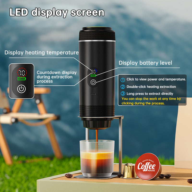 Portable Espresso Machine | 3-in-1 Capsule & Ground Coffee Maker eprolo