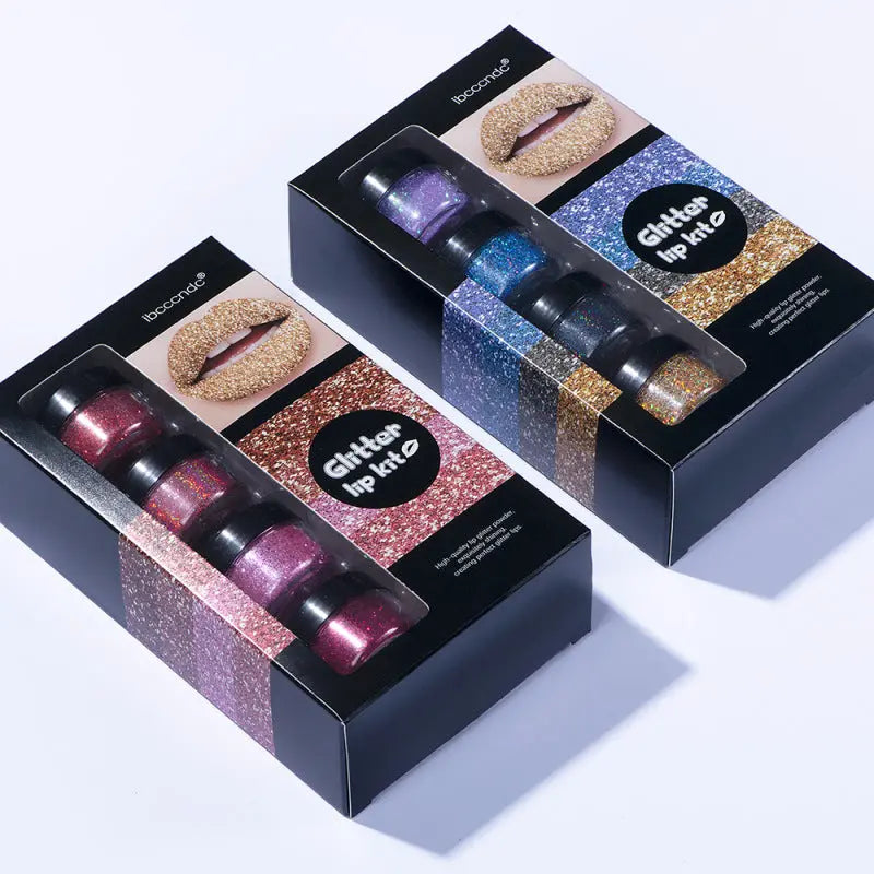 ibcccndc Glitter Lip Gloss Set Cool Color Lipstick Lip Gloss Powder Personality Lip Gloss eprolo