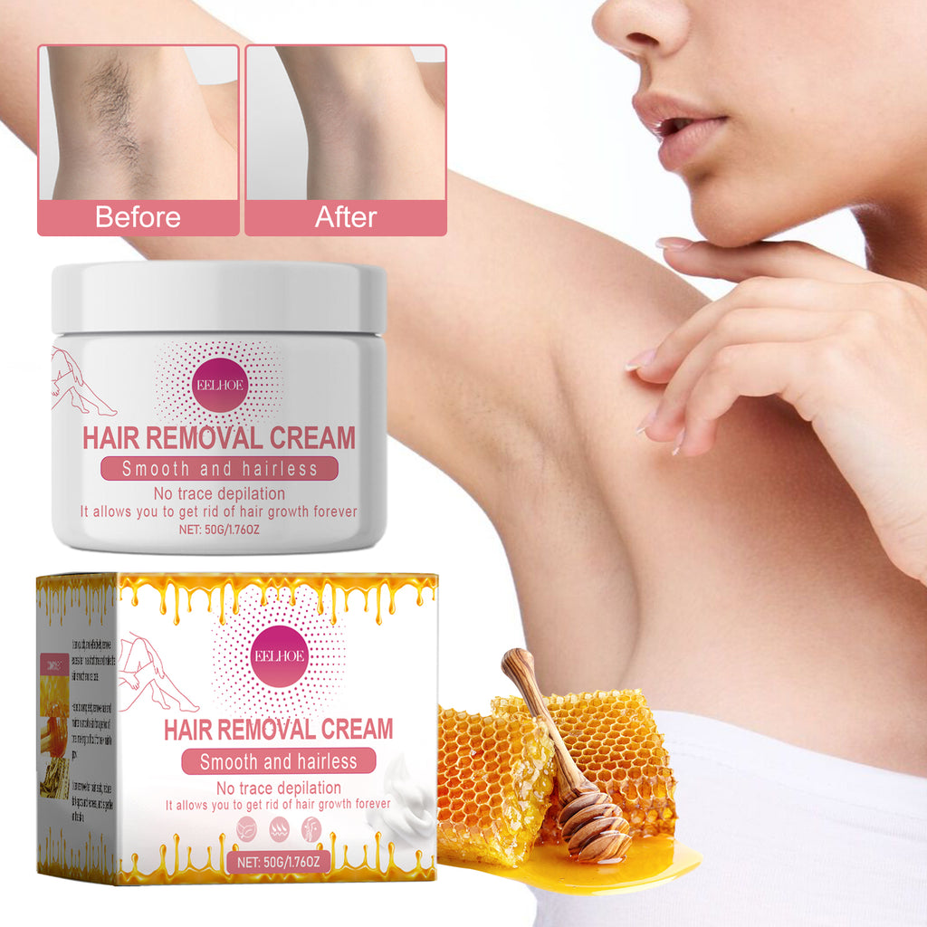 Hair Removal Cream, Underarm Leg Hand Hair Removal Mild Non-Irritating Smooth Delicate Skin Clean eprolo
