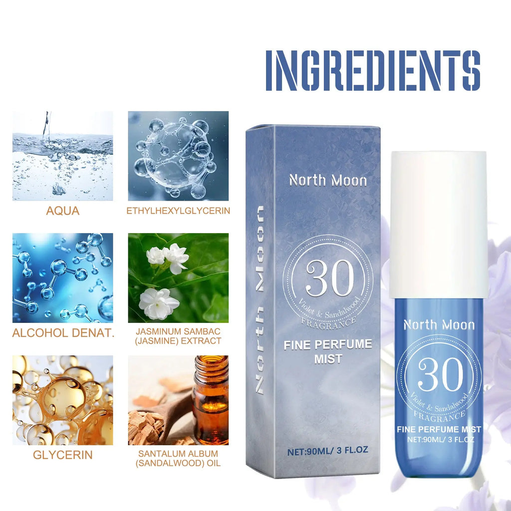 Violet Perfume Spray, Fresh Light Fragrance Behind Ears And Wrist Lasting Charm Perfume eprolo