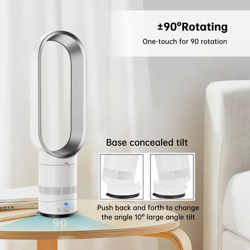 16" Bladeless Tower Fan with Remote | Quiet Floor Fan for Home eprolo