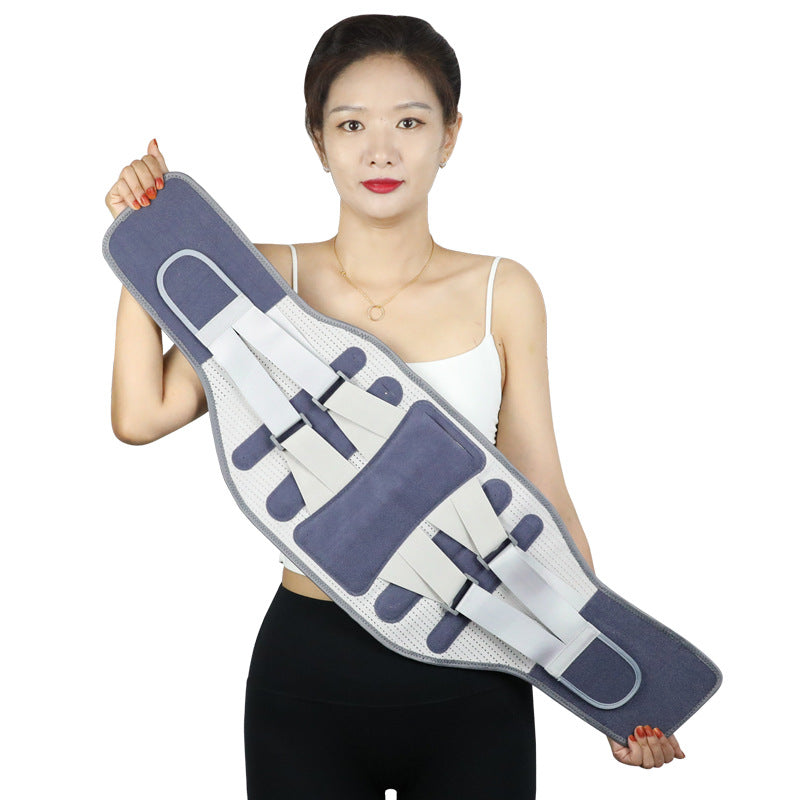 Widening waist belt and detachable steel plate lumbar support eprolo