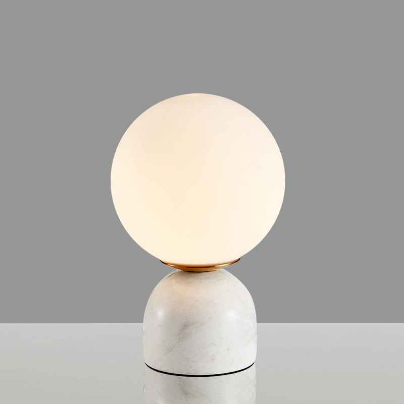 Minimalist Marble Base Table Lamp – Modern Bedside & Study Desk Light