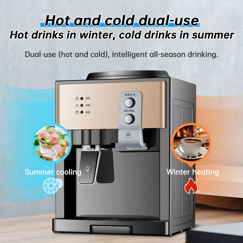 Electric Countertop Water Dispenser 8°C-95°C, Hot Cold Water Cooler for Home Kitchen Office Use