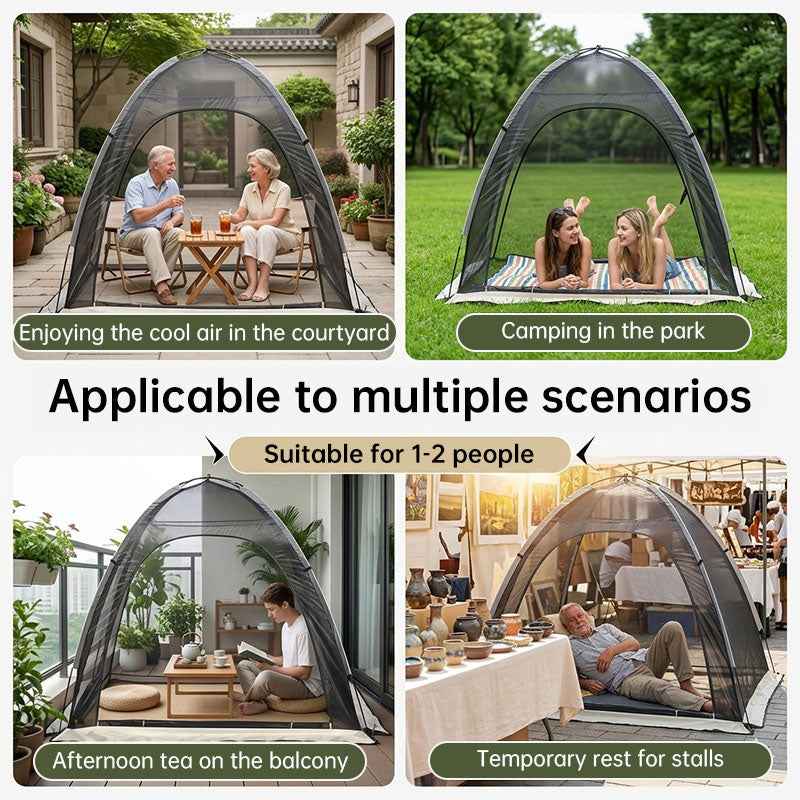 Cool Mesh Mosquito-Proof Canopy Tent – Double-Sided Anti-Insect Screen for Outdoor Relaxation