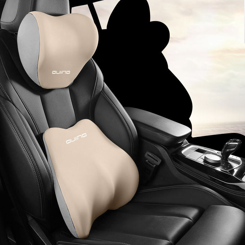 Car Headrest Neck Pillow Waist Support Set by eprolo