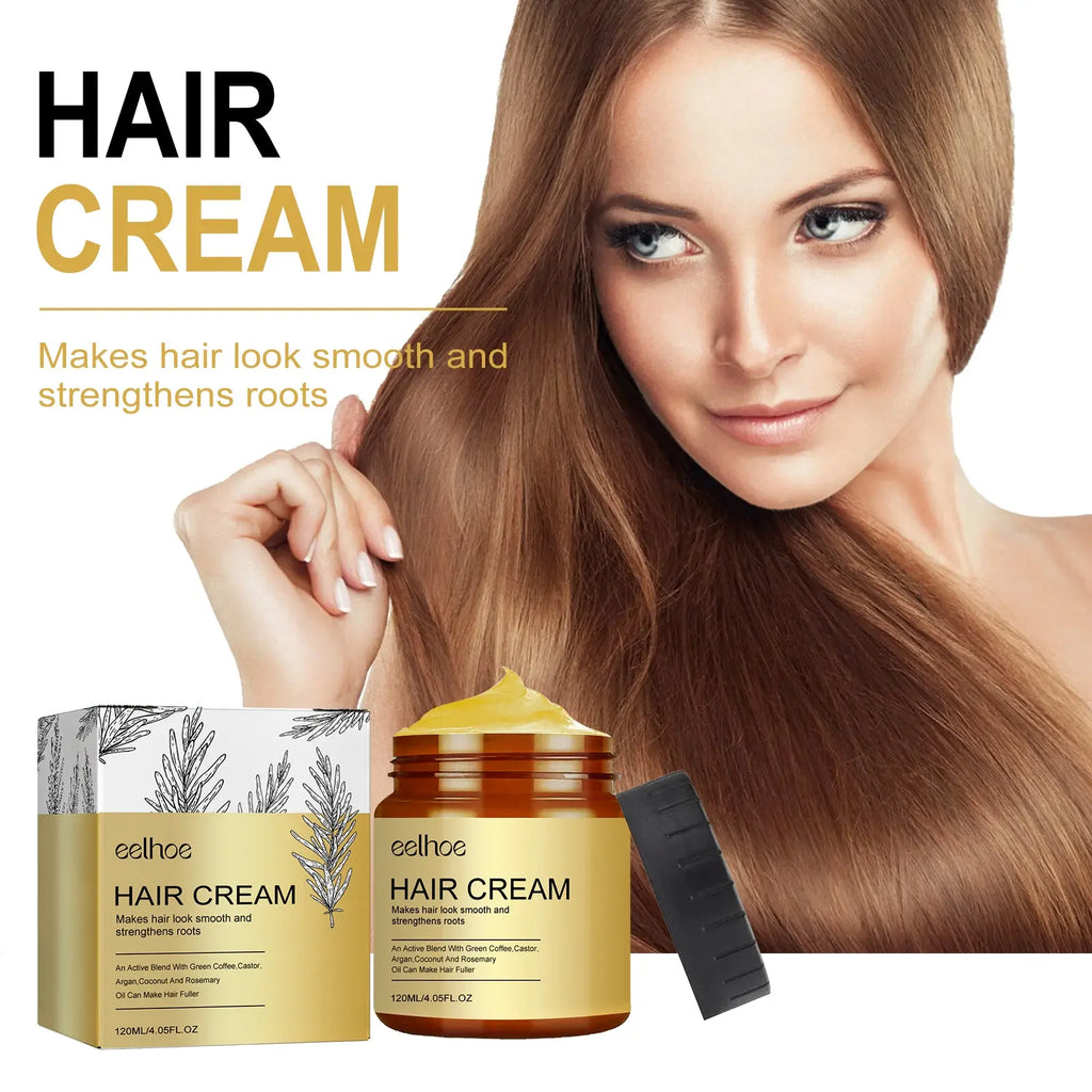 EELHOE Hair Cream, Moist Soft Repair With Prevent Hair Flexible Hair Thick Hair Hair Care Cream eprolo