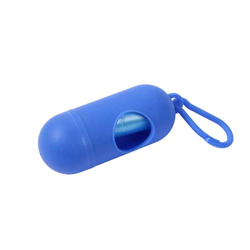 Pet Waste Bag Capsule Dog Waste Box Pill Portable Thickened Poop Bag