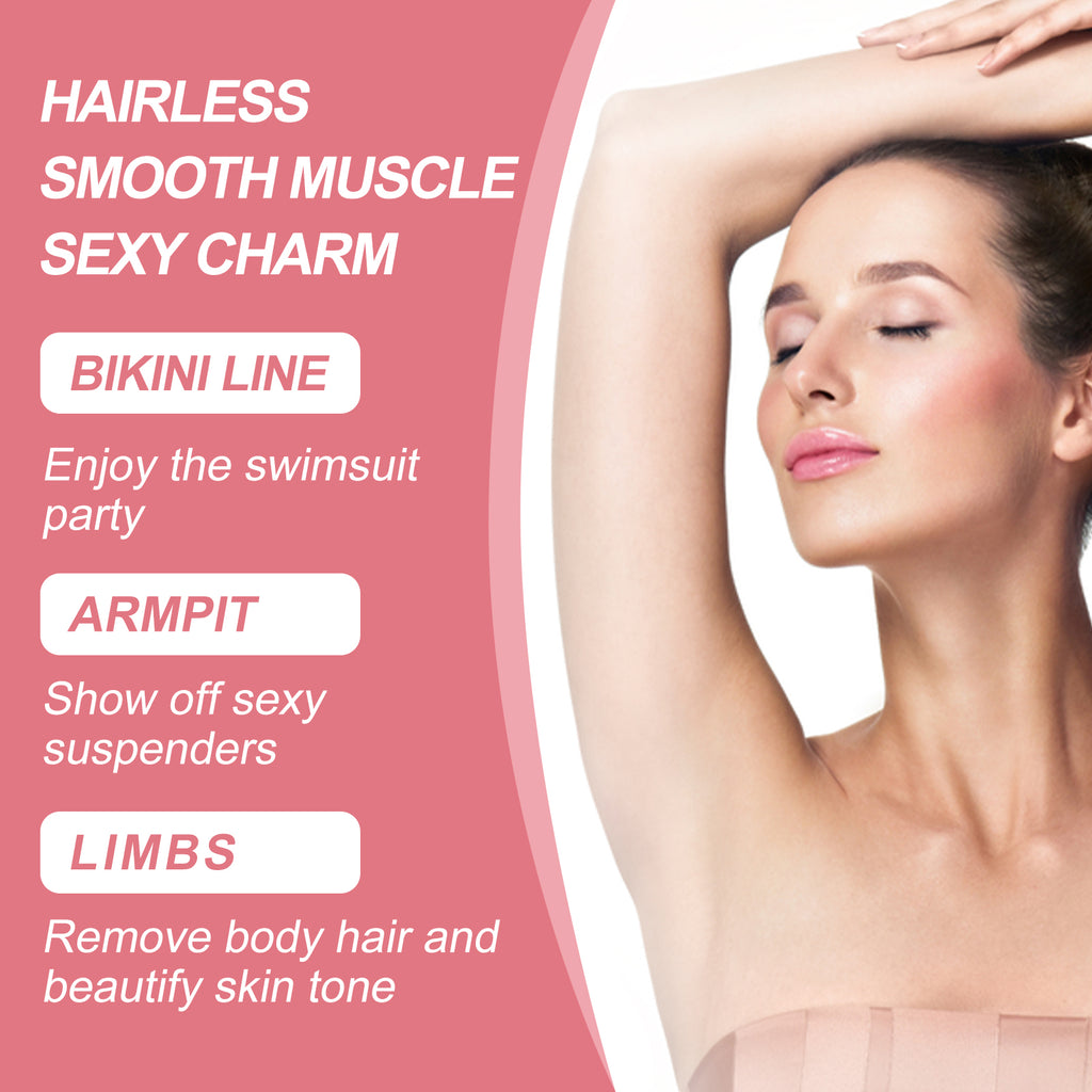 Hair Removal Cream, Underarm Leg Hand Hair Removal Mild Non-Irritating Smooth Delicate Skin Clean eprolo