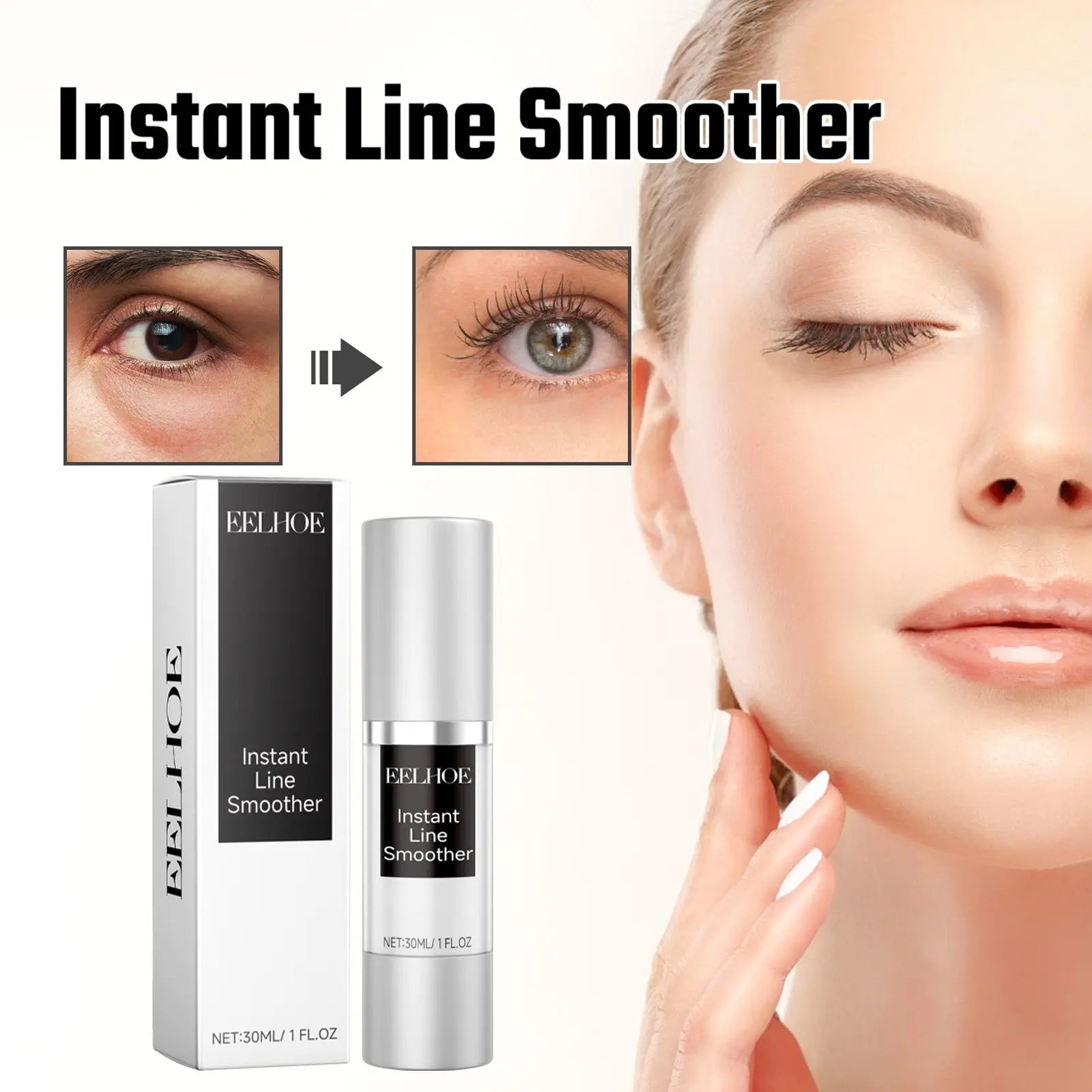 Instant Eye Care Essence Reduces Wrinkles And Dark Circles, Brightens Skin, And Moisturizes The Skin Around The Eyes eprolo