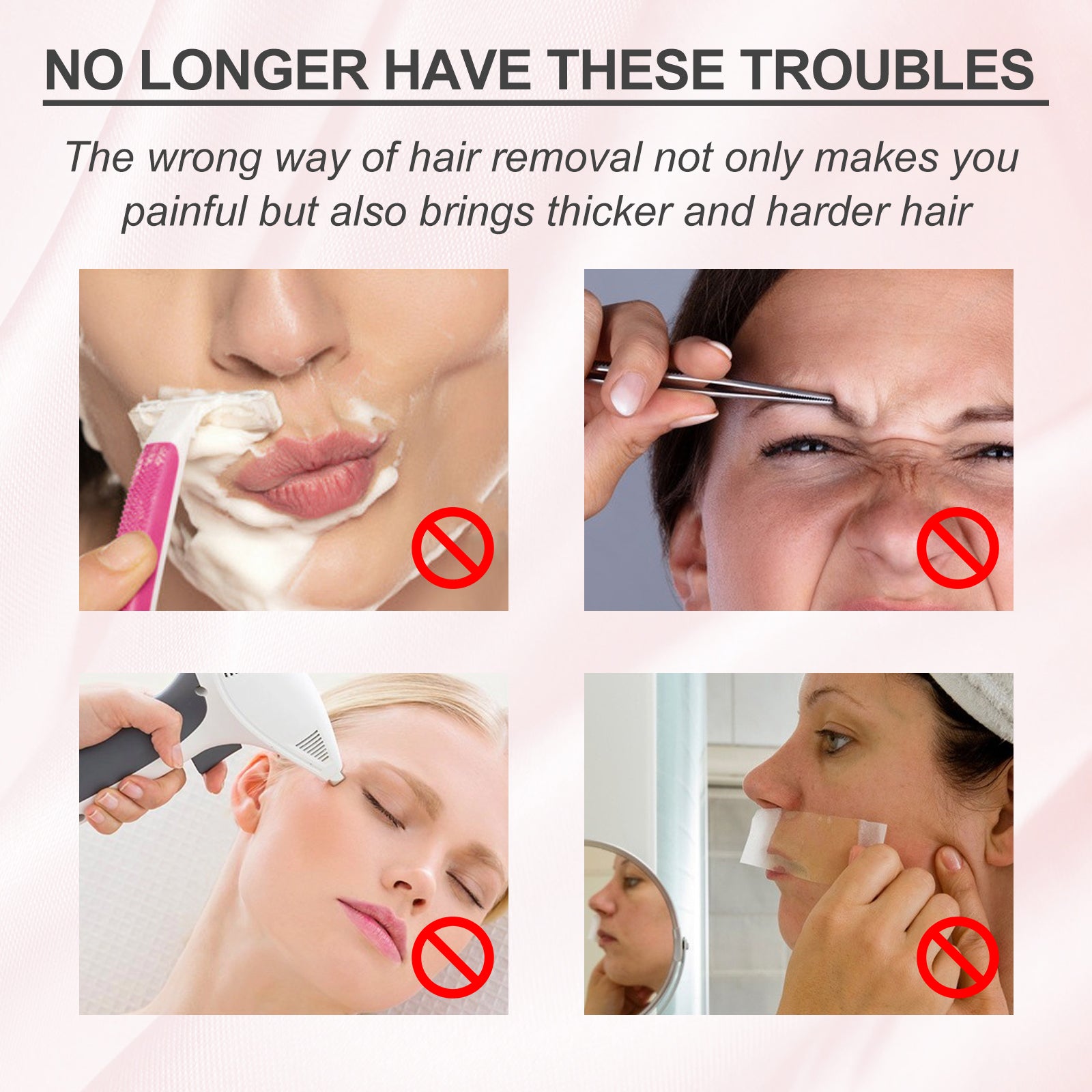 Hair Removal Cream, Underarm Leg Hand Hair Removal Mild Non-Irritating Smooth Delicate Skin Clean eprolo
