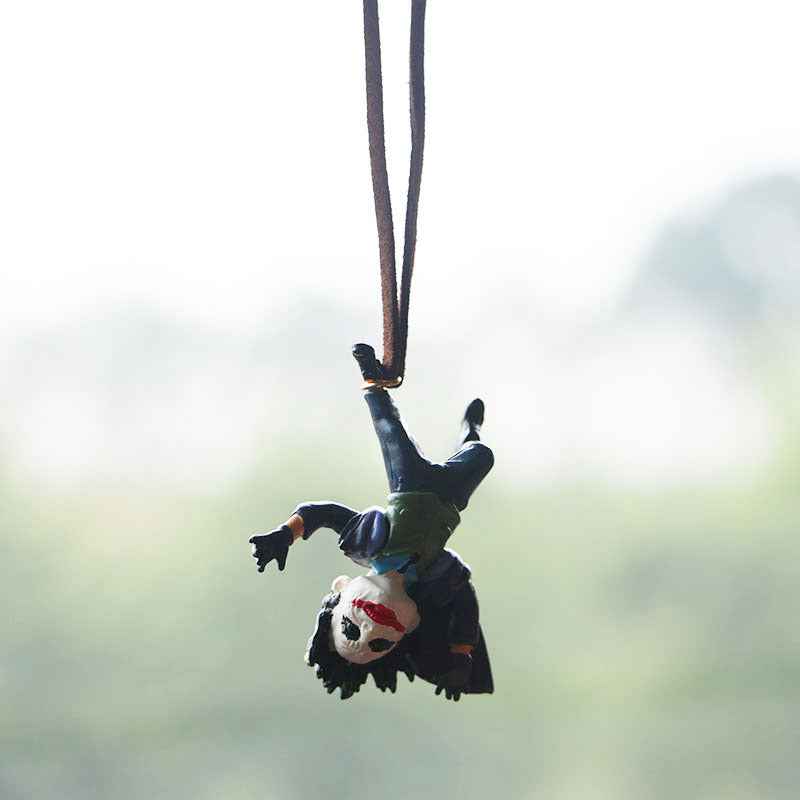 Clown Car Pendant – Creative Gypsum Rearview Mirror Decoration & Car Interior Charm