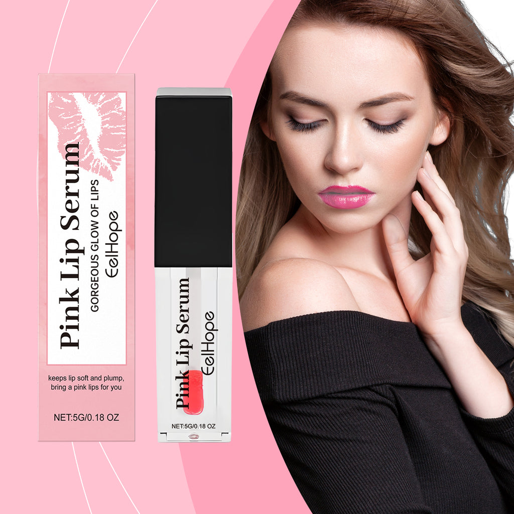 Pink Lip Oil Care Lip Skin Color Brightening Moisturizing Lip Moisturizing Lip Gloss