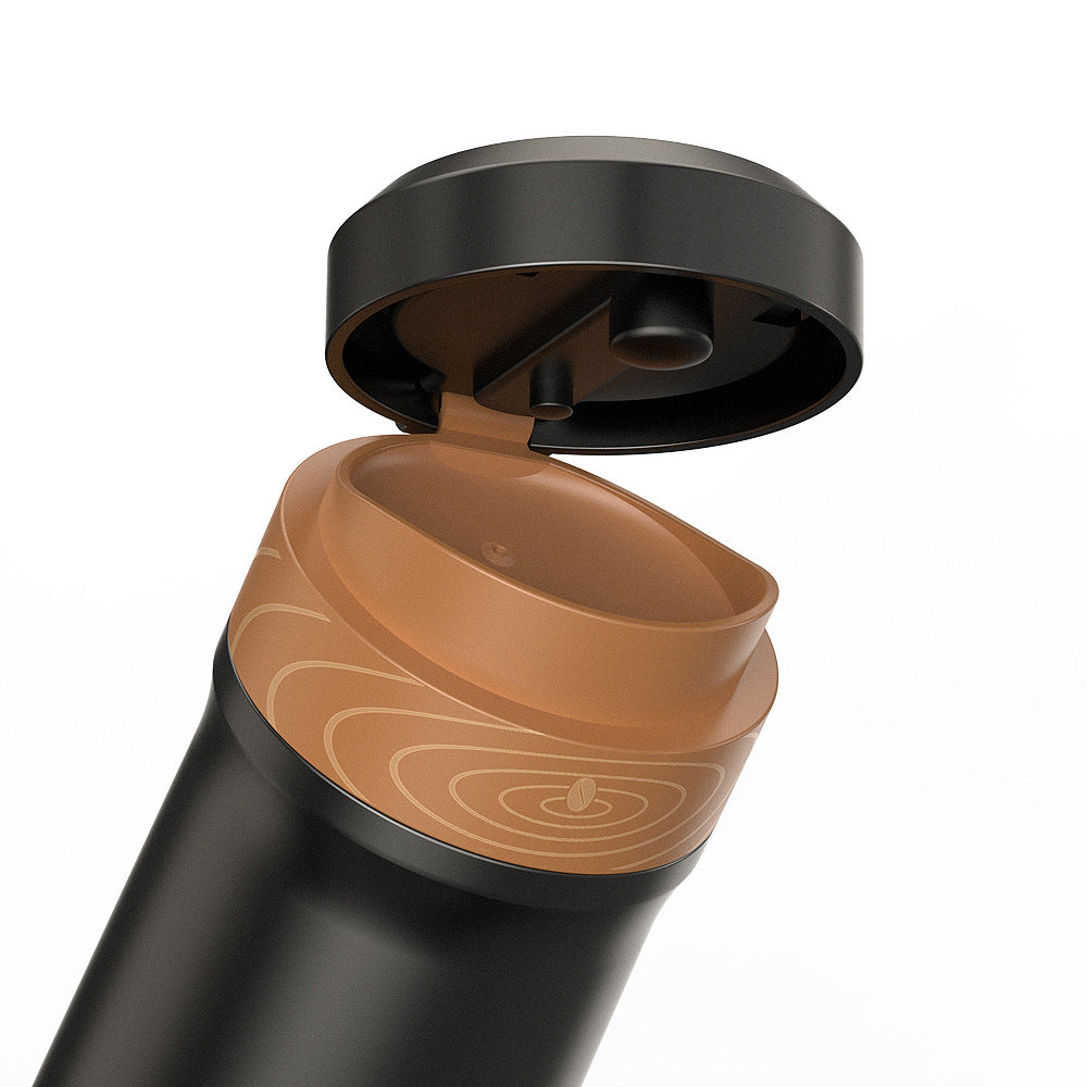 Portable Wireless Coffee Insulation French Press Espresso Capsule Coffee Maker Handheld Car Heating Coffee Cup