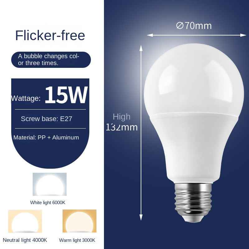 Super Bright LED Bulb – E14 & E27 Energy-Saving Home Light