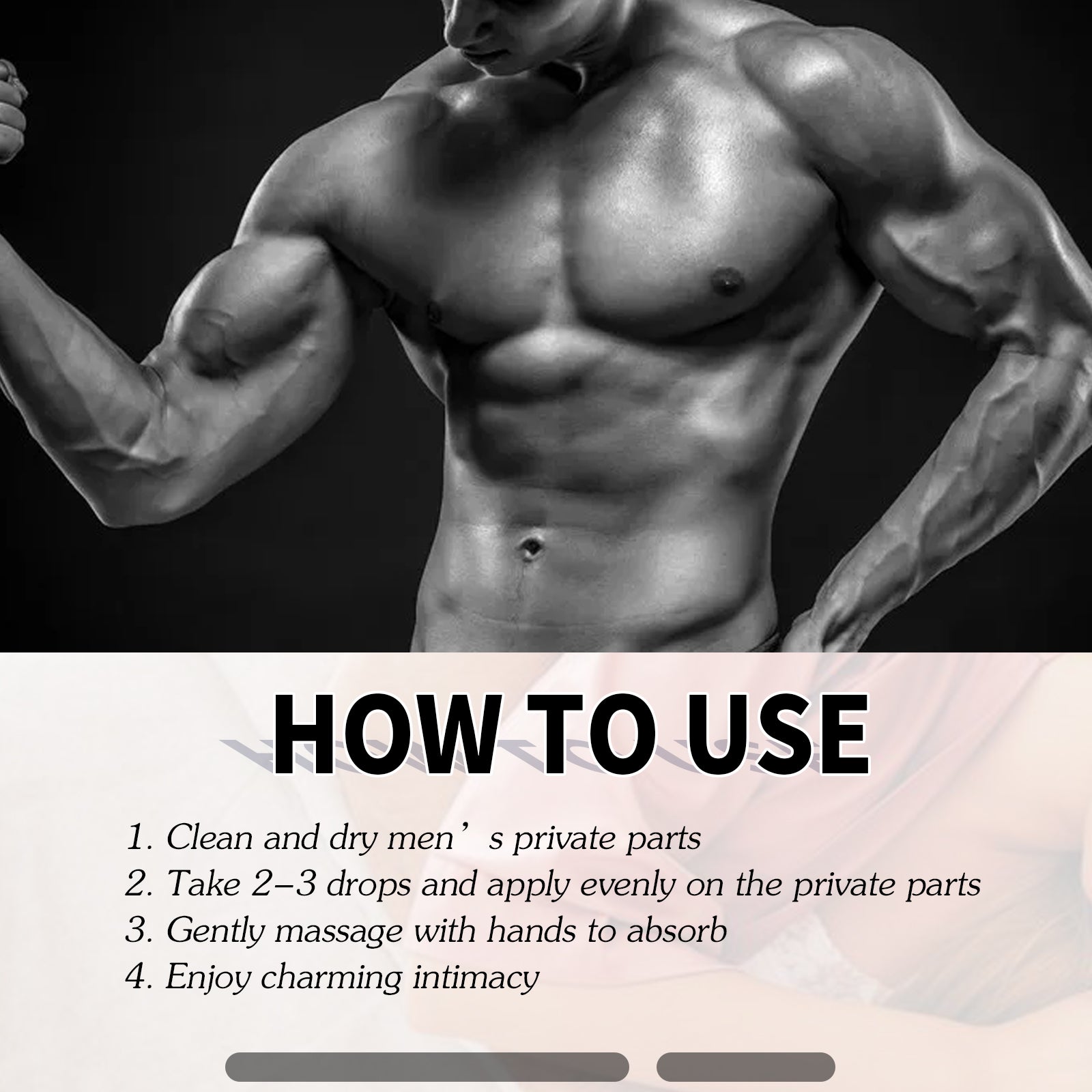 Essential Oil For Men, Enhance Men's Physical Endurance And Physique Massage Care Essential Oil