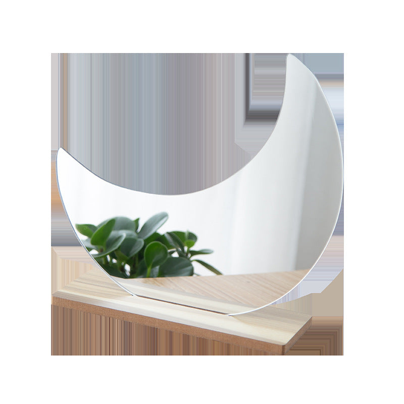 Irregular Acrylic Mirror | Desk Makeup & Photo Prop Mirror Royal Beauty Queen