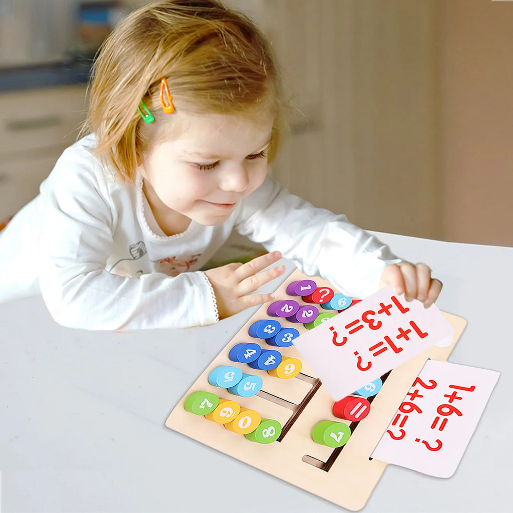 Children's digital maze walking blocks logical thinking puzzle toys early education intelligence development teaching aids