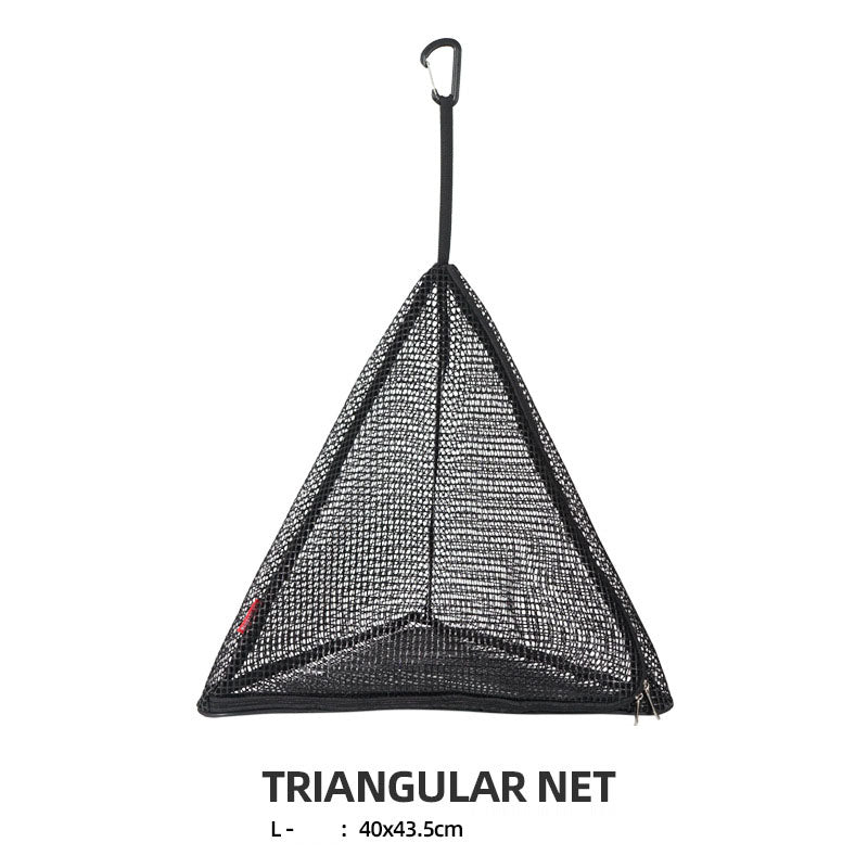 Outdoor triangular sun drying net, foldable storage net, camping hanging net, storage basket, PVC hanging net bag by eprolo