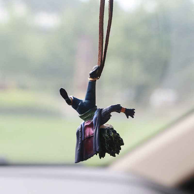 Clown Car Pendant – Creative Gypsum Rearview Mirror Decoration & Car Interior Charm
