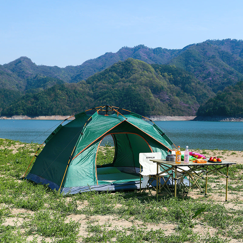 Automatic Pop Up Camping Tent 3-4 Person, Instant Setup Waterproof UV Protection Sun Shelter for Beach Fishing Outdoor by eprolo