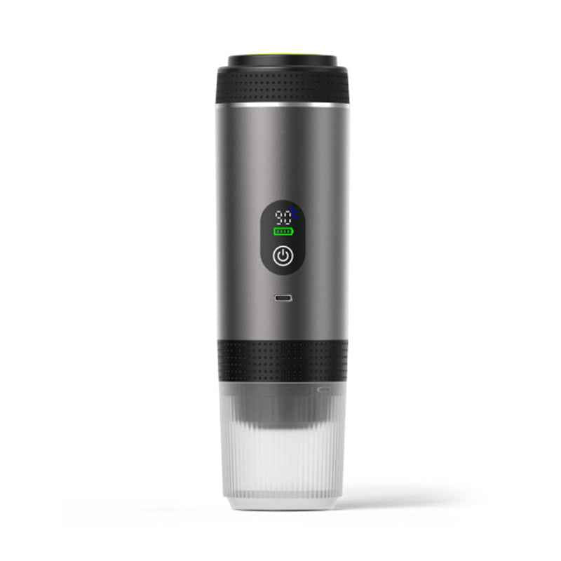 Portable Espresso Machine w/ Digital Display – 3-in-1 Capsule & Ground Coffee Maker for Travel, Camping & Office