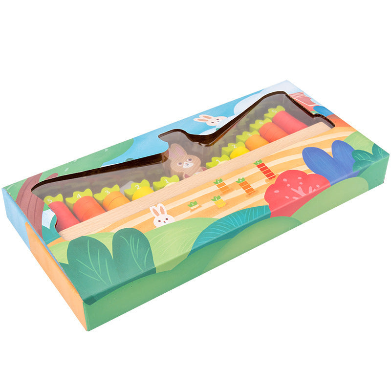 Children's Early Education Puzzle Rabbit Balance Counting And Counting Science Education Number Addition And Subtraction Enlightenment Toys