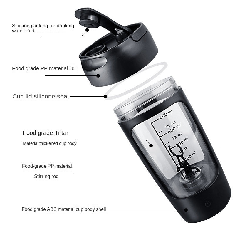 Fully automatic electric shaking cup large capacity mixing cup rechargeable model