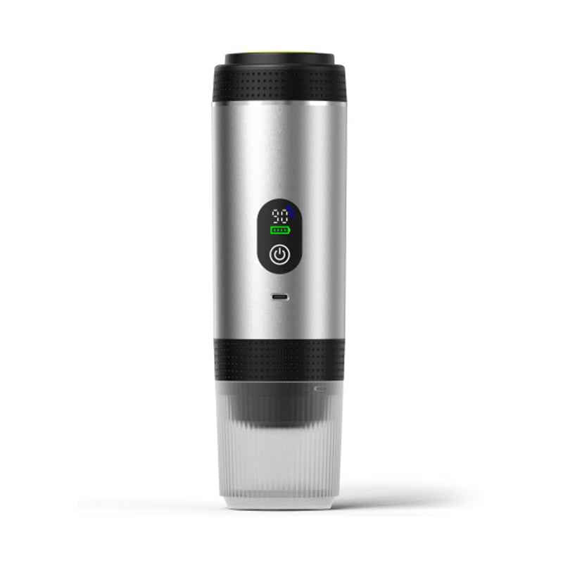Portable Espresso Machine w/ Digital Display – 3-in-1 Capsule & Ground Coffee Maker for Travel, Camping & Office