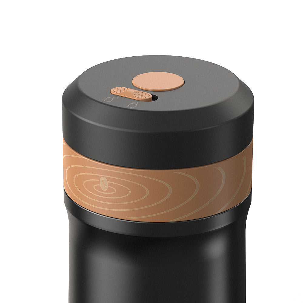 Portable Wireless Coffee Insulation French Press Espresso Capsule Coffee Maker Handheld Car Heating Coffee Cup