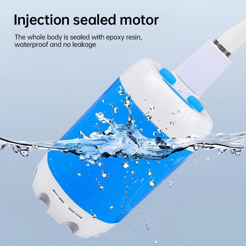 Upgraded Rechargeable Electric Camping Shower Pump with Smart Digital Display by eprolo