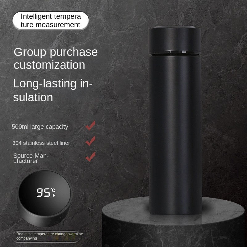 Smart Temperature Measurement Insulated Cup 304 Stainless Steel Water Cup Portable Home Cup Gift Cup Wholesale Engraving eprolo