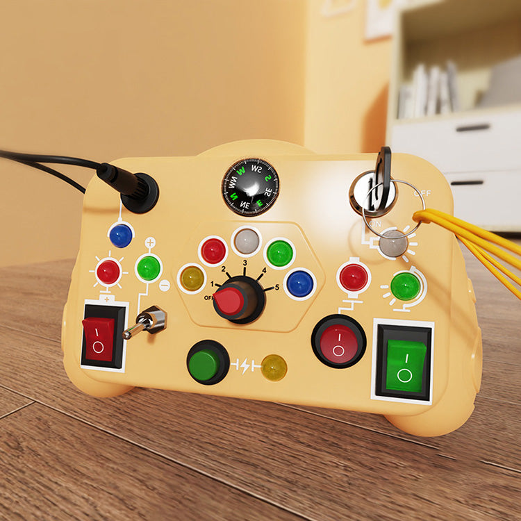Montessori early childhood education toy Huarongdao LCD display puzzle game machine thinking