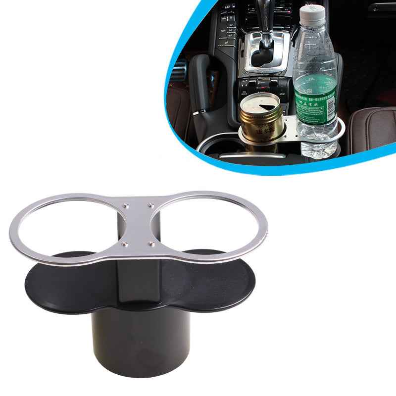 Car Double Cup Holder – Universal ABS Dual Drink Holder for Any Vehicle