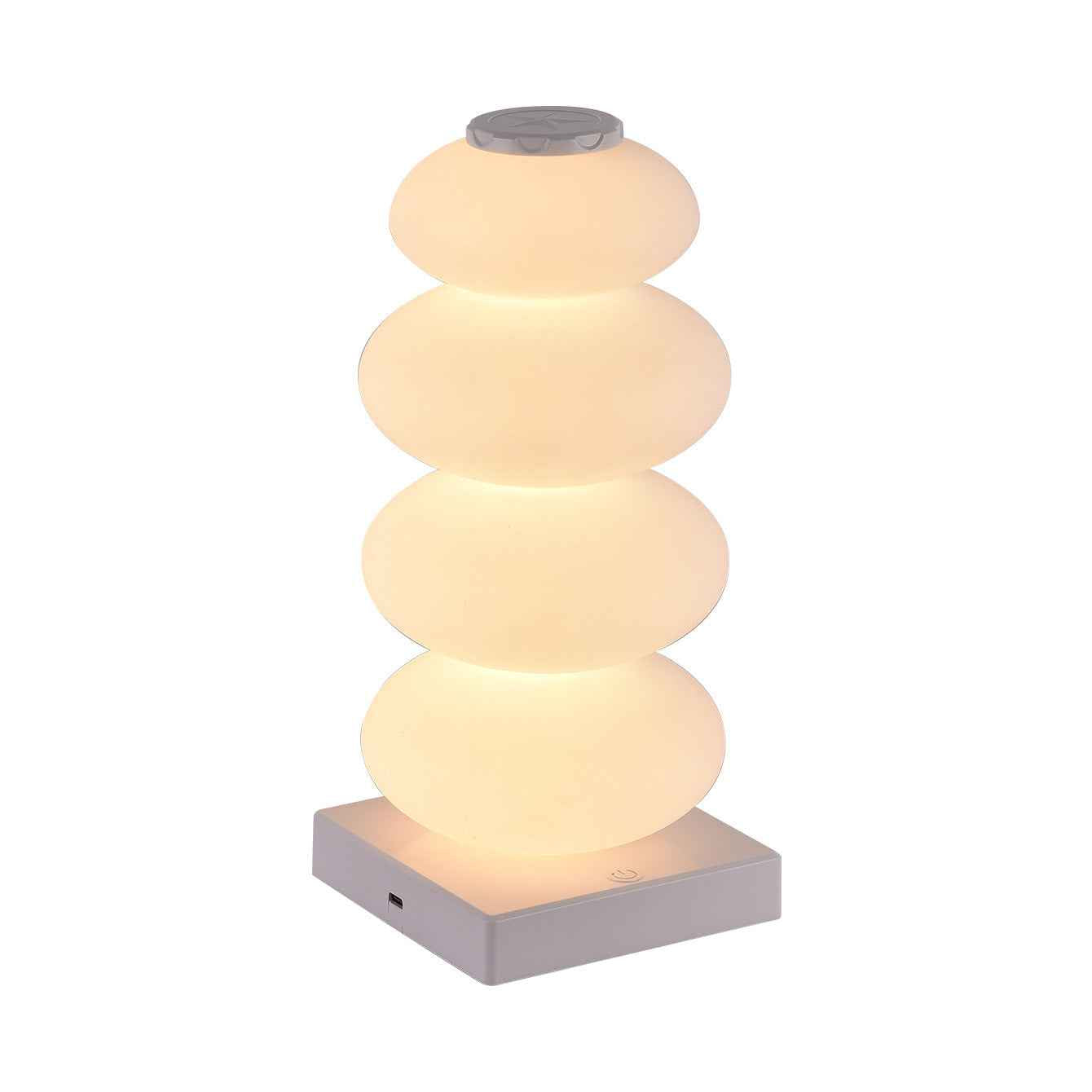 Creative LED Touch-Charging Night Light, Colorful Ambient Desk Lamp for Bedroom Home Decor