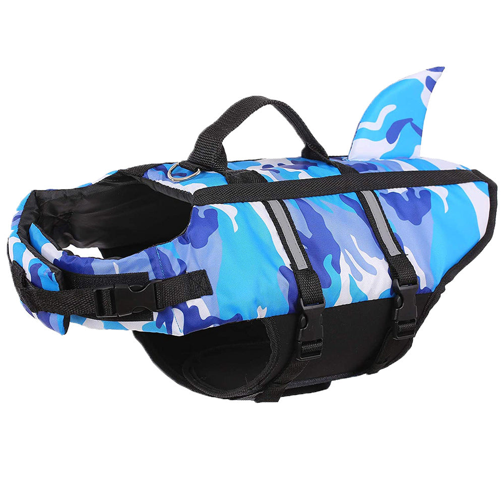 Dog Life Jacket Lightweight Adjustable Velcro Medium to Large Dog Swimwear
