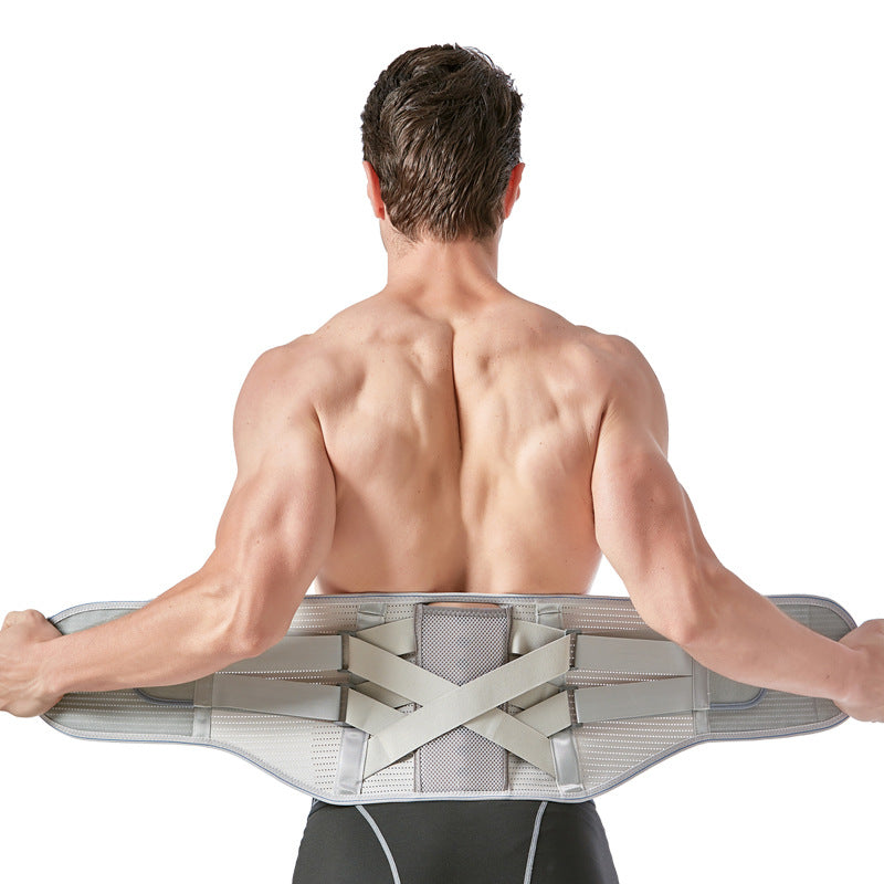 Removable steel plate support for waist protection, breathable and widened waist protection eprolo