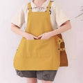 Water-Resistant Unisex Kitchen Apron for Home and Coffee Shop Use