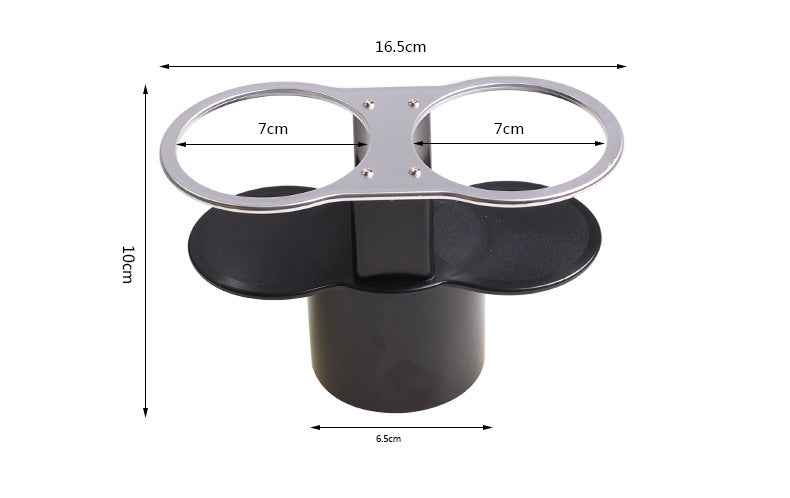 Car Double Cup Holder – Universal ABS Dual Drink Holder for Any Vehicle