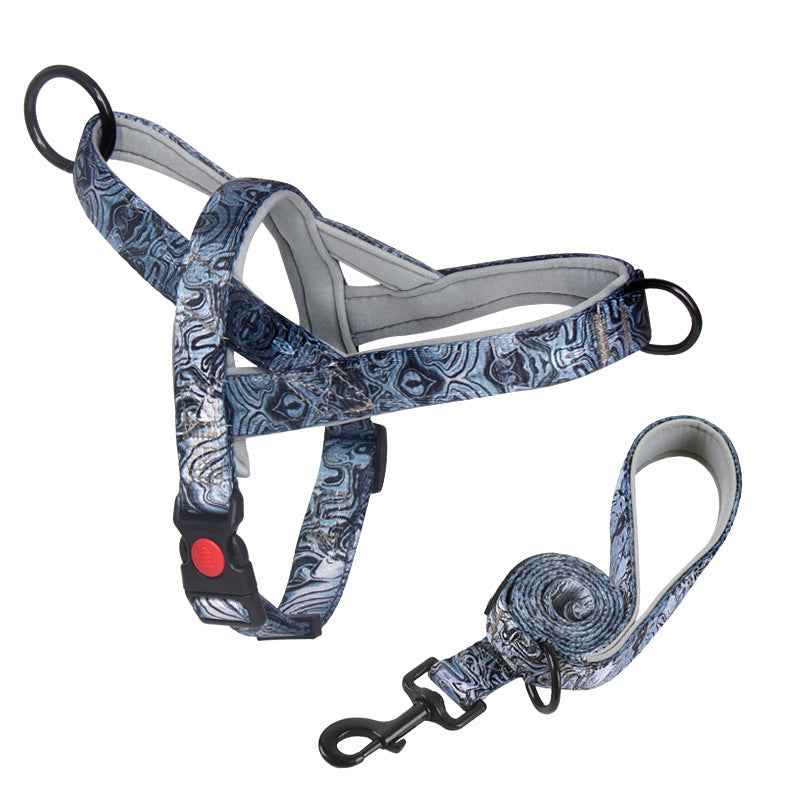 Dog Harness with Anti-Pulling Feature for Medium and Large Breeds, Lab, Golden Retriever, Dog Leash, Dog Chain