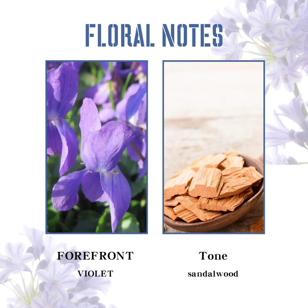 Violet Perfume Spray, Fresh Light Fragrance Behind Ears And Wrist Lasting Charm Perfume eprolo