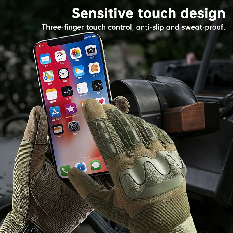 Men’s Tactical Gloves – Full Finger Anti-Slip Combat Gloves for Military, Outdoor & Fitness Use by eprolo