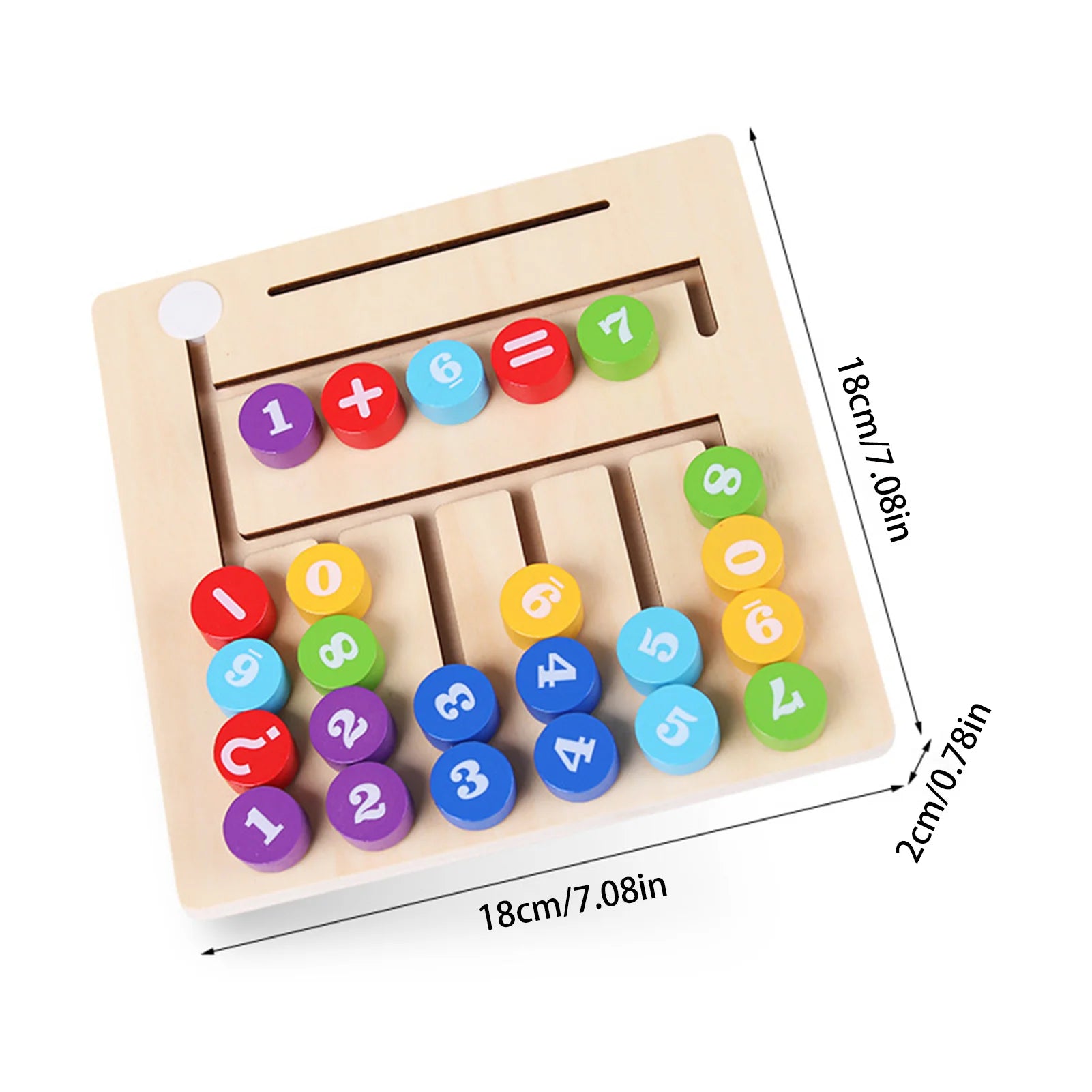 Children's digital maze walking blocks logical thinking puzzle toys early education intelligence development teaching aids
